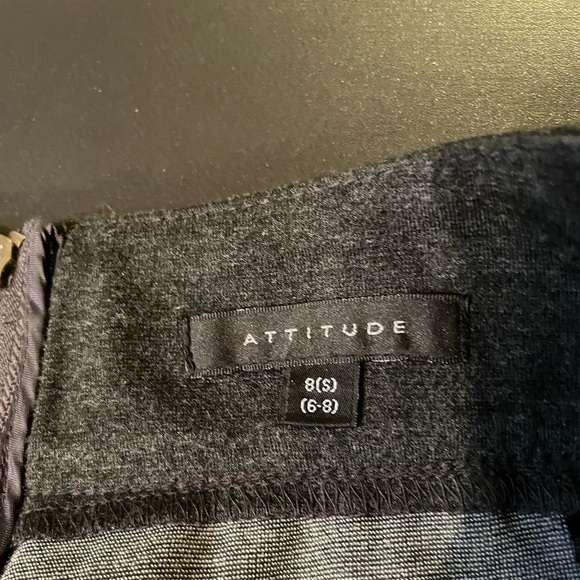 Attitude - knit grey skirt - Picture 5 of 6